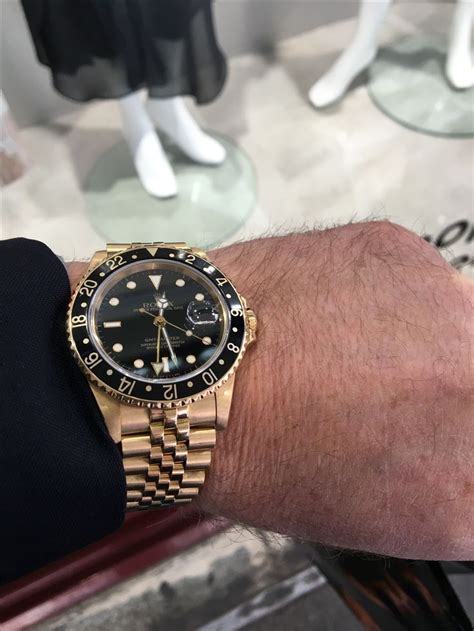 rolex 1990 gold gmt|Rolex watches gold.